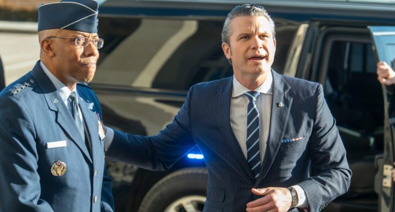 Trump signs executive orders aimed at military on Hegseth's first day