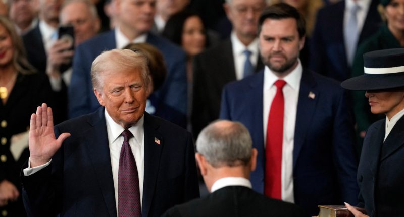 Trump signs the first executive orders of his new administration