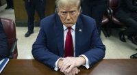 FILE - Former President Donald Trump waits for the start of proceedings in Manhattan criminal court, April 23, 2024, in New York. (AP Photo/Yuki Iwamura, Pool, File)
