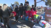 UNLV nursing students score donations for fire relief