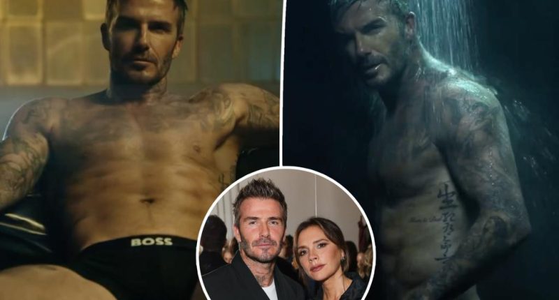 Victoria Beckham thirsts over husband David Beckham’s new underwear campaign: ‘My boss’