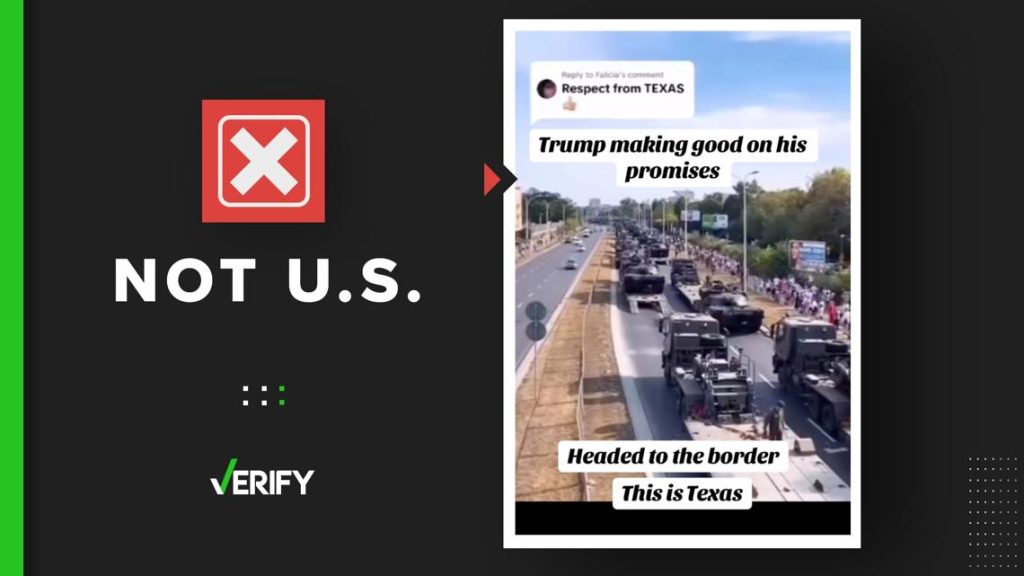 Video doesn’t show U.S. military deployed to southern border