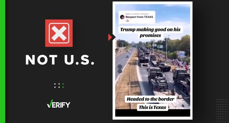 Video doesn’t show U.S. military deployed to southern border