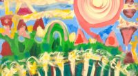 Visually impaired Las Cruces artist turns chaotic images into abstract art