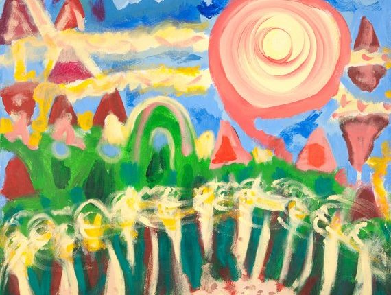 Visually impaired Las Cruces artist turns chaotic images into abstract art