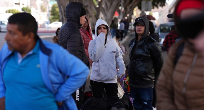 WATCH: CBP officers in riot gear march through South Texas border crossing