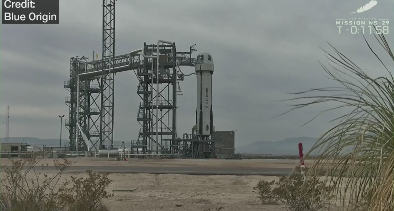 Weather forces Blue Origin to scrub launch of short space trip