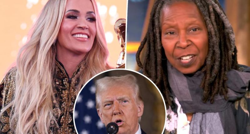 Whoopi Goldberg defends Carrie Underwood’s decision to perform at Donald Trump’s inauguration