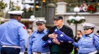 World War II veteran gets Magic Kingdom Flag Retreat honor for 100th birthday