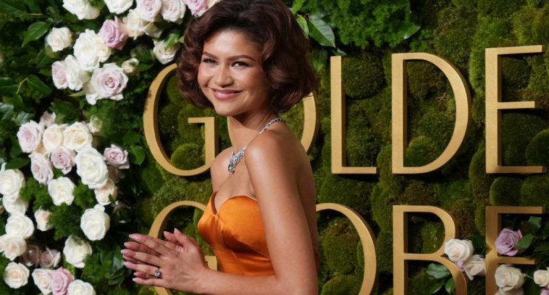Zendaya's diamond ring at Golden Globes sparks engagement speculation