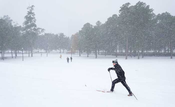 ‘Once in a lifetime’ snow hits parts of the U.S. South