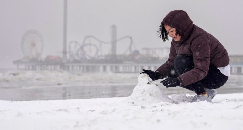 ‘Once in a lifetime’ snow hits parts of the U.S. South