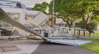 Officers Mess: M﻿ore than a hundred diners have been forced to flee a restaurant after its roof was blown off in a Brisbane riverside suburb. 25.01.25
