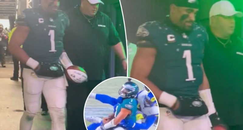 ‘Awkward, tense’ week ahead for Eagles with Jalen Hurts’ knee injury worry