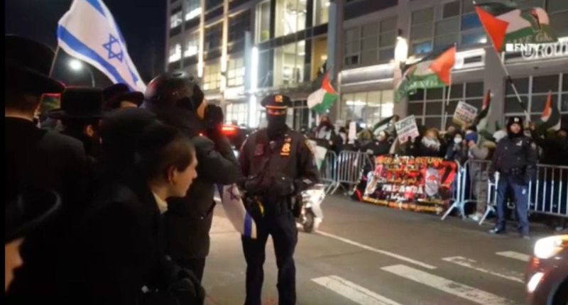 Anti-Israel protest in NYC devolves into violence and mayhem