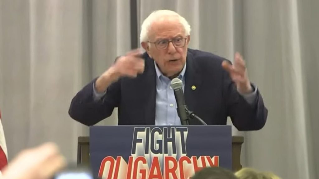 Bernie Sanders kicks off 'fighting oligarchy' tour with dire warning