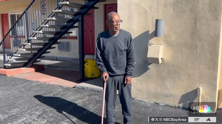 Blind man evicted from his home despite paying rent on time.