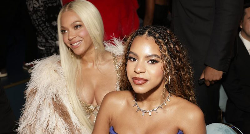 Blue Ivy, 13, wears another strapless dress to Grammys 2025