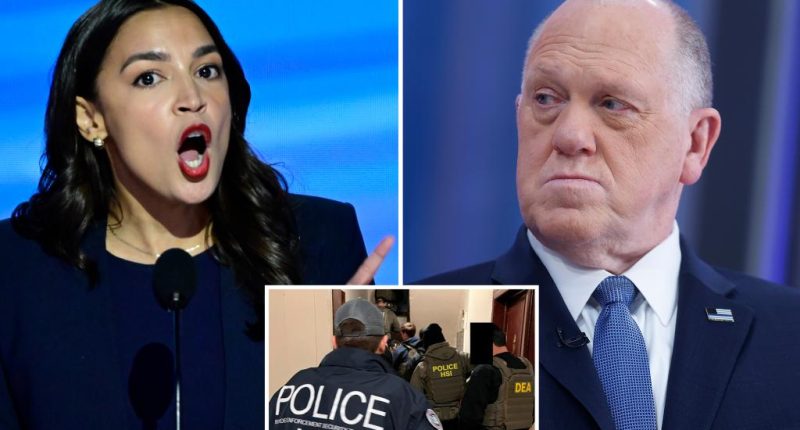 Border czar Tom Homan asks DOJ to look into whether AOC violated law with ICE-evading webinar: 'Disturbing'