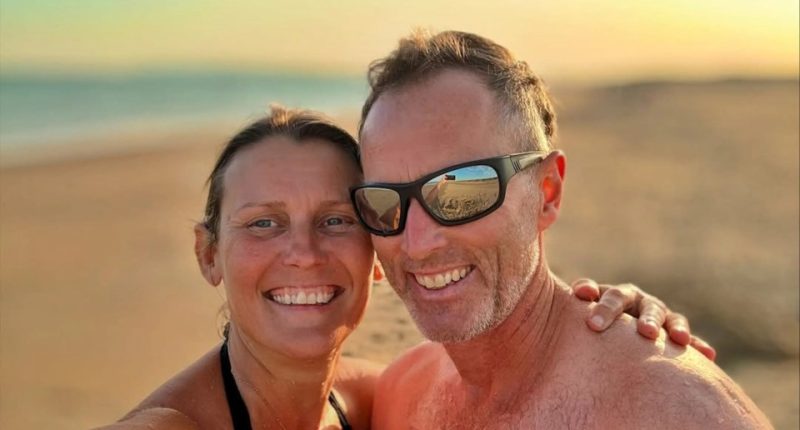 Photo of Craig and Lindsay Foreman, a British couple detained in Iran.