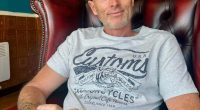 Craig Foreman, a British man detained in Iran, sits in a chair.