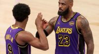 Bronny and LeBron James show brings extra buzz to MSG