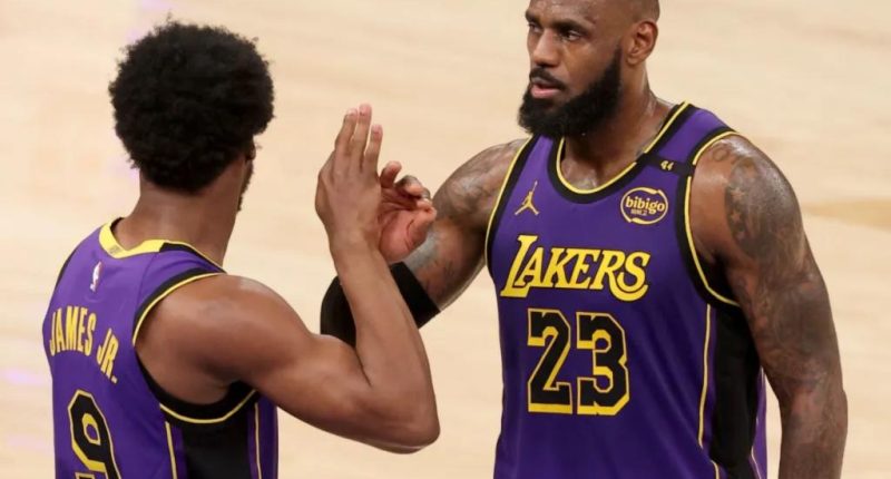 Bronny and LeBron James show brings extra buzz to MSG