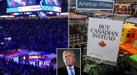 Canadian fans boo American national anthem as shops remove US liquor