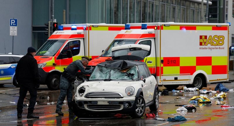Car drives into group of people, leaving at least 20 injured in Munich