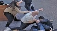 Chaos breaks out in court as family of murdered woman attacks suspect