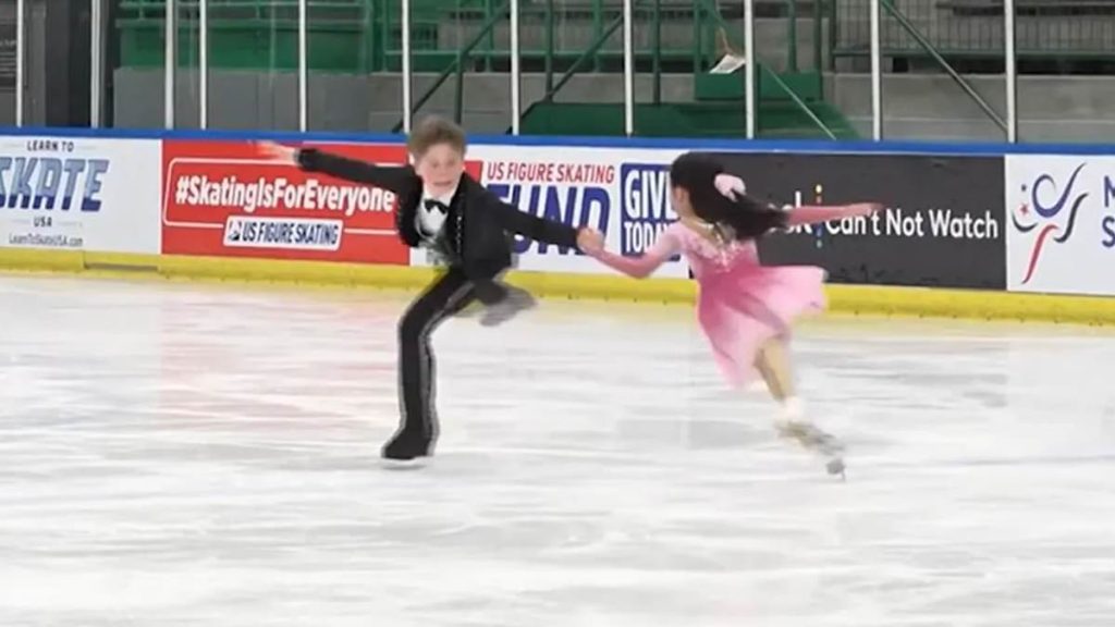 Child ice skating couple's final performance before DC plane crash