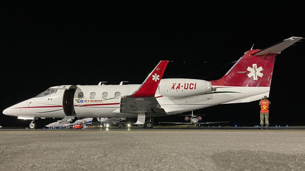 Child onboard jet was going home after receiving life-saving treatment