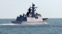PLA Navy Jiangkai-class frigate Hengyang in the Torres Strait.