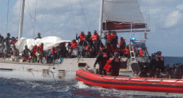 US Coast Guard intercepts Chinese migrant on a paddleboard off the Bahamas