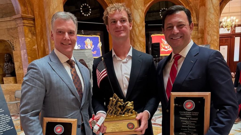 Daniel Penny receives award for his bravery on New York subway