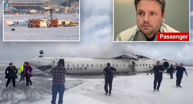 Delta Air Lines survivor describes 'mass chaos' before plane flipped upside-down