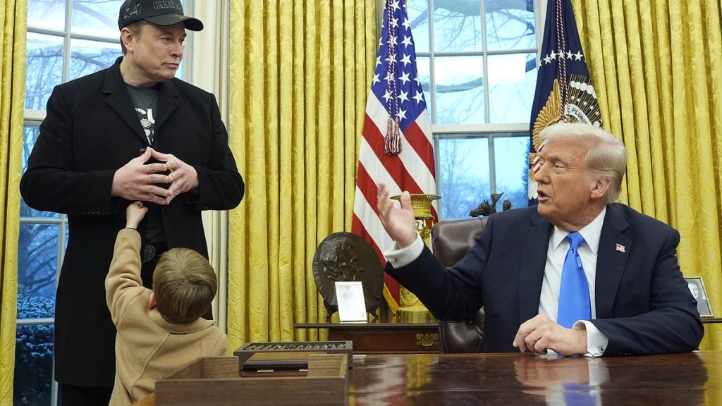 Donald Trump mesmerized by Elon Musk's four-year-old son X