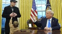 Donald Trump mesmerized by Elon Musk's four-year-old son X