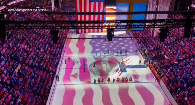 Fans in Montreal loudly boo US anthem prior to Americans' 4 Nations Face-Off game vs. Canada