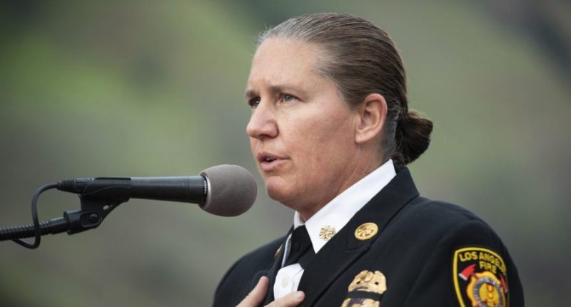Former Los Angeles fire chief appeals her dismissal