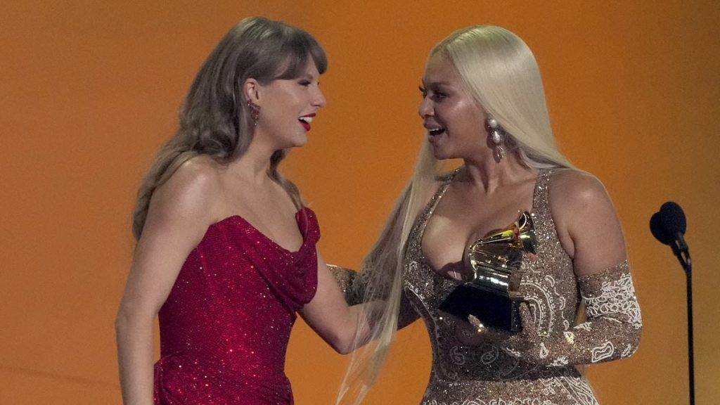 Grammys fans hail 'full circle' Taylor, Beyoncé and Kanye moment