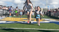 Hundreds of children run for a healthier lifestyle, to say no to drugs