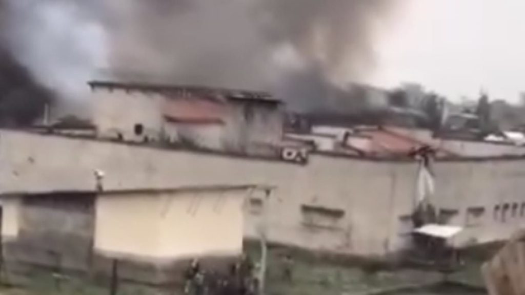 Hundreds of women are raped and burnt alive after rebels raid jail