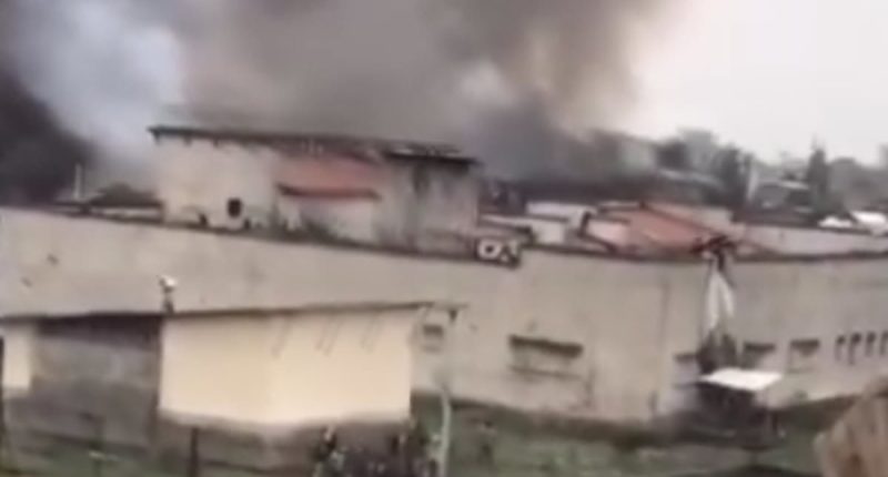 Hundreds of women are raped and burnt alive after rebels raid jail