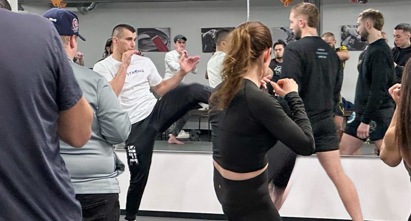 Israeli UFC fighter talks antisemitism at self-defense seminar as Hamas hostages mark 500 days