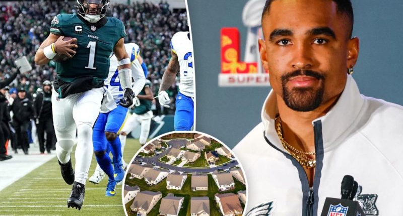 Jalen Hurts lives in a $2,000-per-month rental