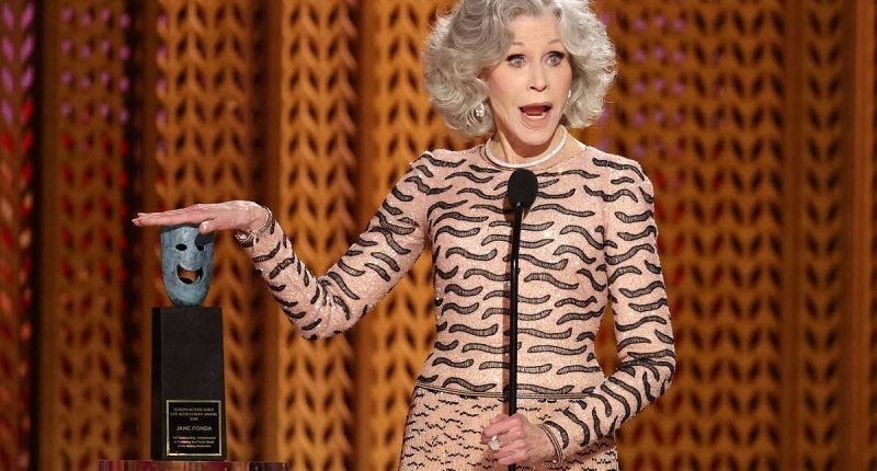 Jane Fonda defends 'woke' in speech criticizing Trump