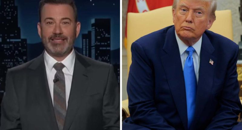 Jimmy Kimmel Mocks Trump For “Blathering” About “Sending Water” To “Wetten” California: “The Only Thing He ‘Wettened’ Is The Diaper He Puts On”