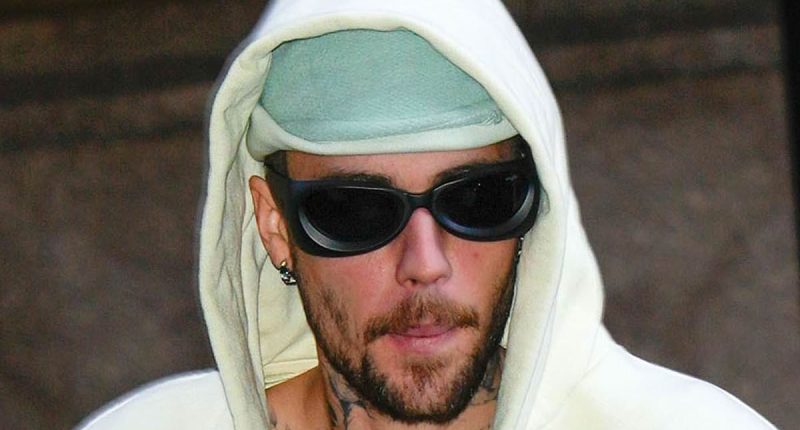 Justin Bieber covers up at spa amid growing fan concerns for singer