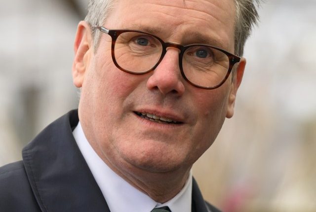 Portrait of Prime Minister Sir Keir Starmer.